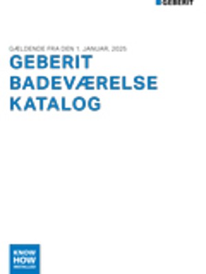 Geberit badeværelseskatalog 2025