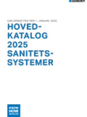 Geberit hovedkatalog sanitetssystemer 2025