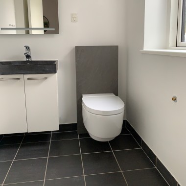 Renovering af toilet (© Peter Mølgaard, Geberit A/S)