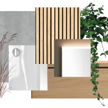 Moodboard 6x6 Design (© Bjerg Arkitektur)