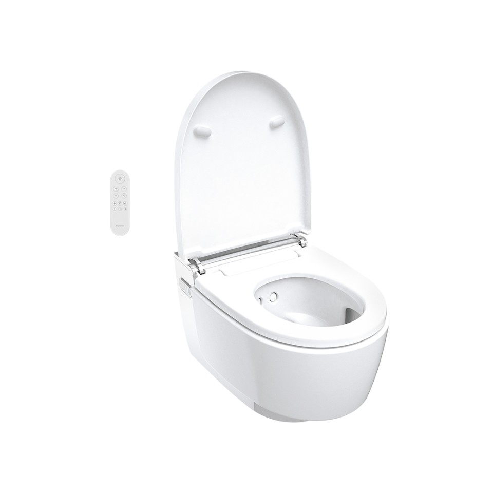 Geberit AquaClean Mera med åbent toiletlåg