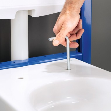 Installation af et Geberit toilet