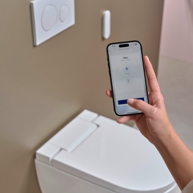 Geberit AquaClean med Geberit Home-appen