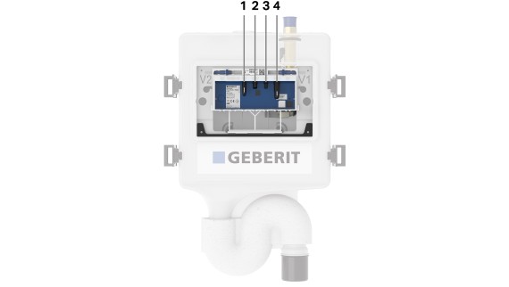 Geberit HS30 hygiejneskylsenhed (© Geberit)