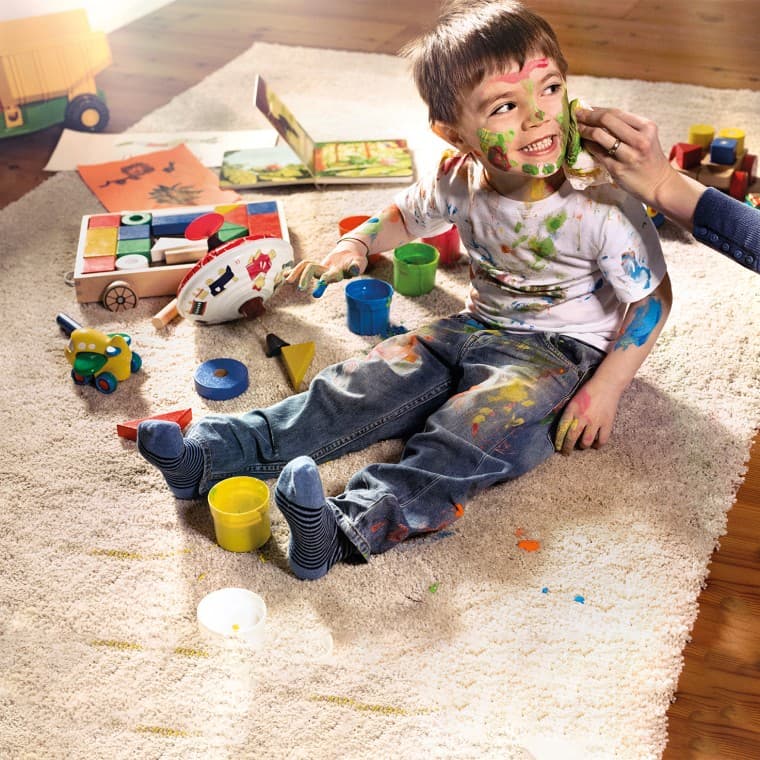 Barn dækket af maling Barn dækket af maling