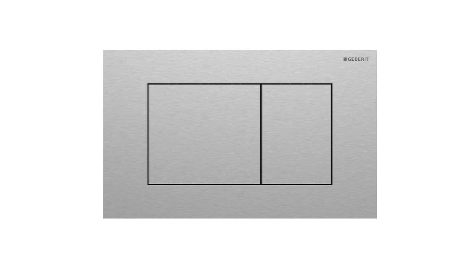 Geberit Sigma40 square i rustfrit stål