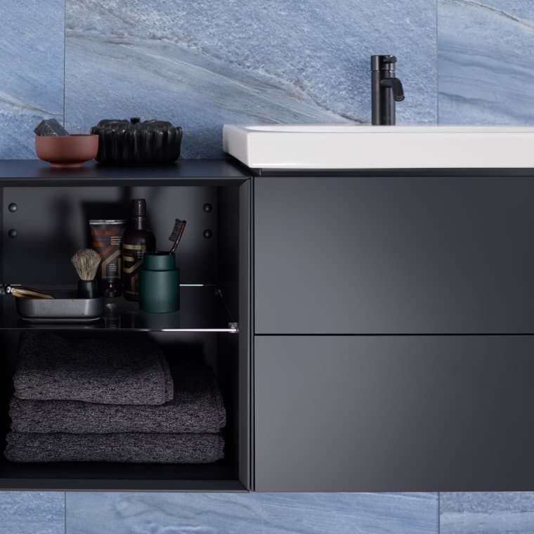 Geberit ONE-underskab med åbent sideelement Geberit ONE-underskab med åbent sideelement