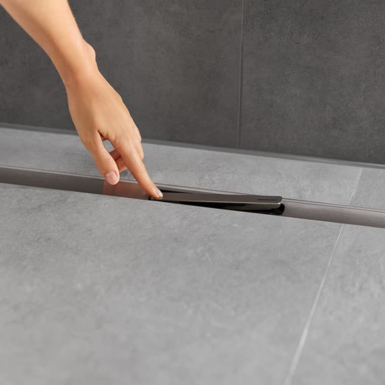 Hårsien fanger snavs og hår og er nem at fjerne, skylle og rengøre Hårsien fanger snavs og hår og er nem at fjerne, skylle og rengøre