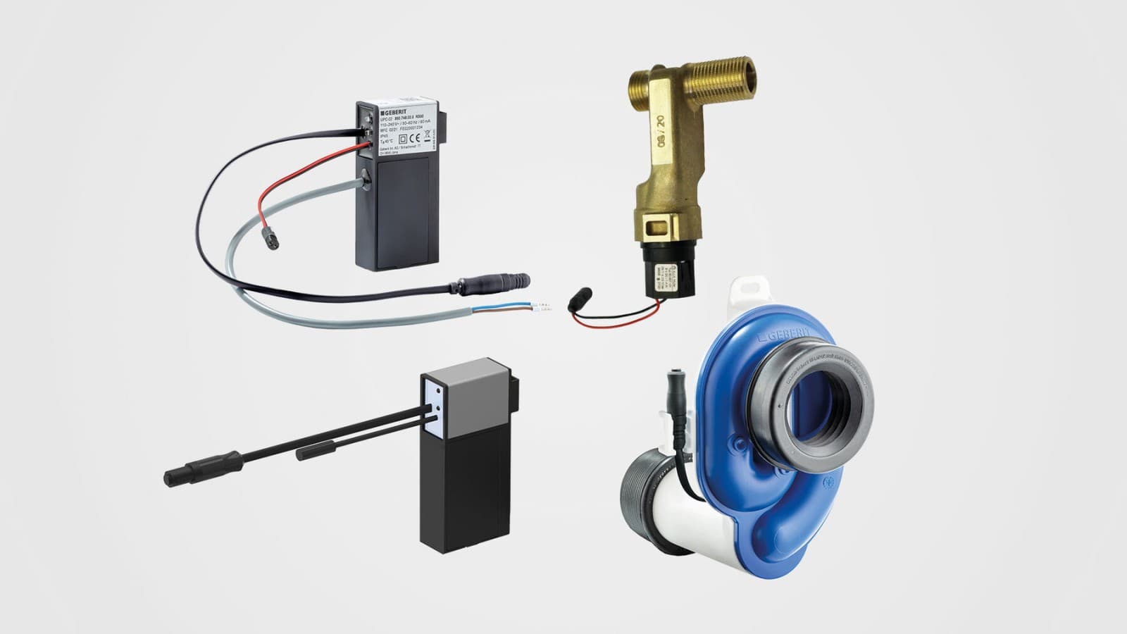 Skjult synlig urinalstyring Skjult synlig urinalstyring