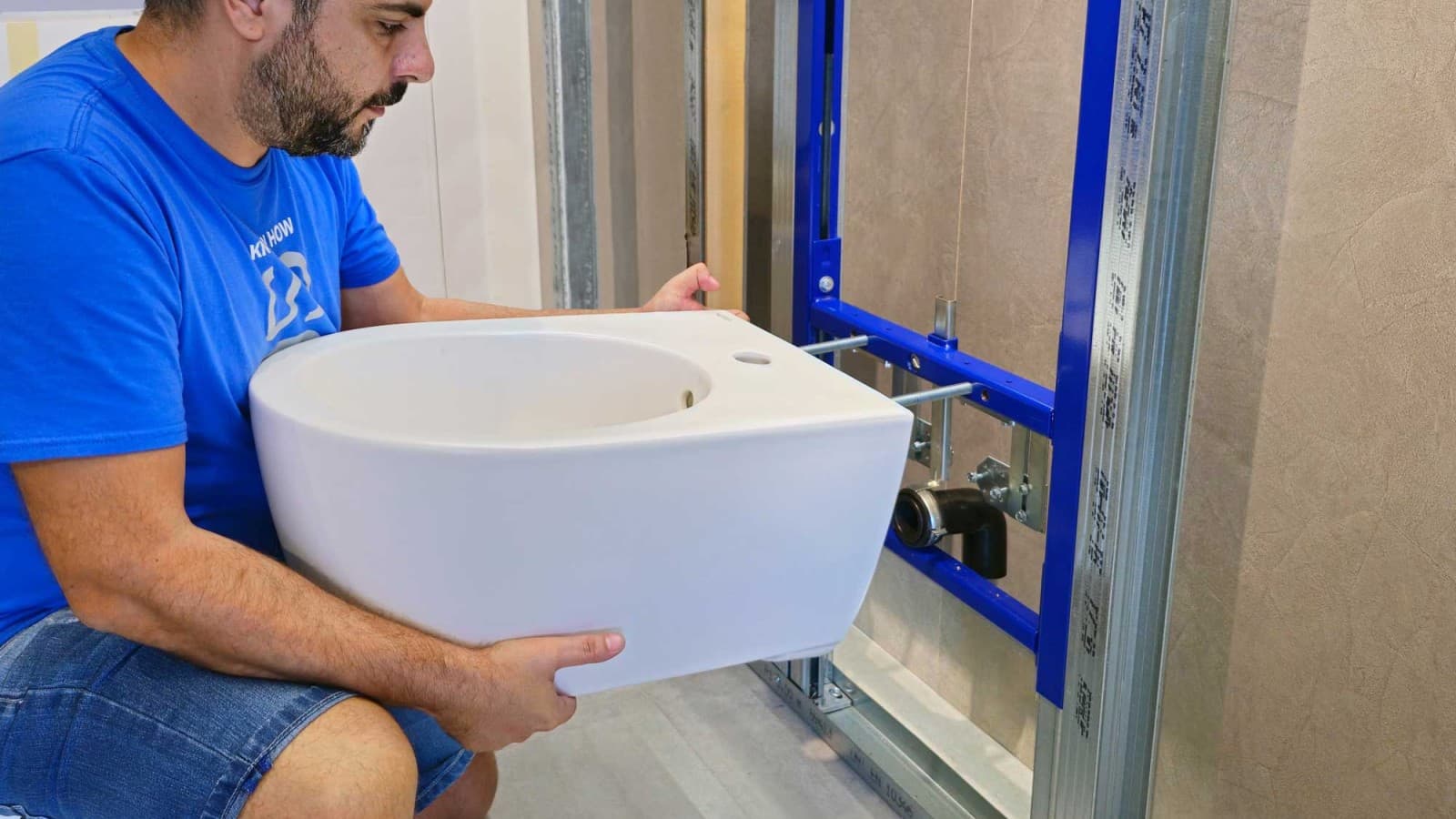 Installation af et Geberit bidet med EFF3 Installation af et Geberit bidet med EFF3