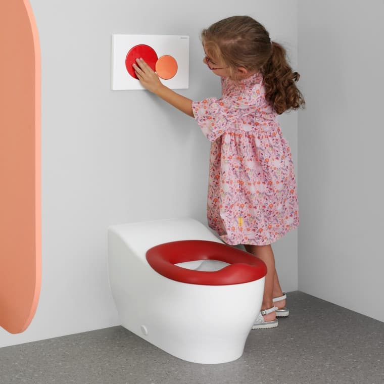 Geberit Bambini gulvstående toilet til små børn op til 3 år Geberit Bambini gulvstående toilet til små børn op til 3 år