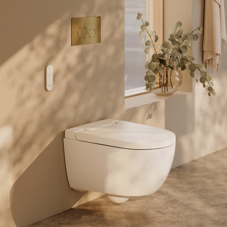 Geberit badeværelse med smarte funktioner Geberit badeværelse med smarte funktioner
