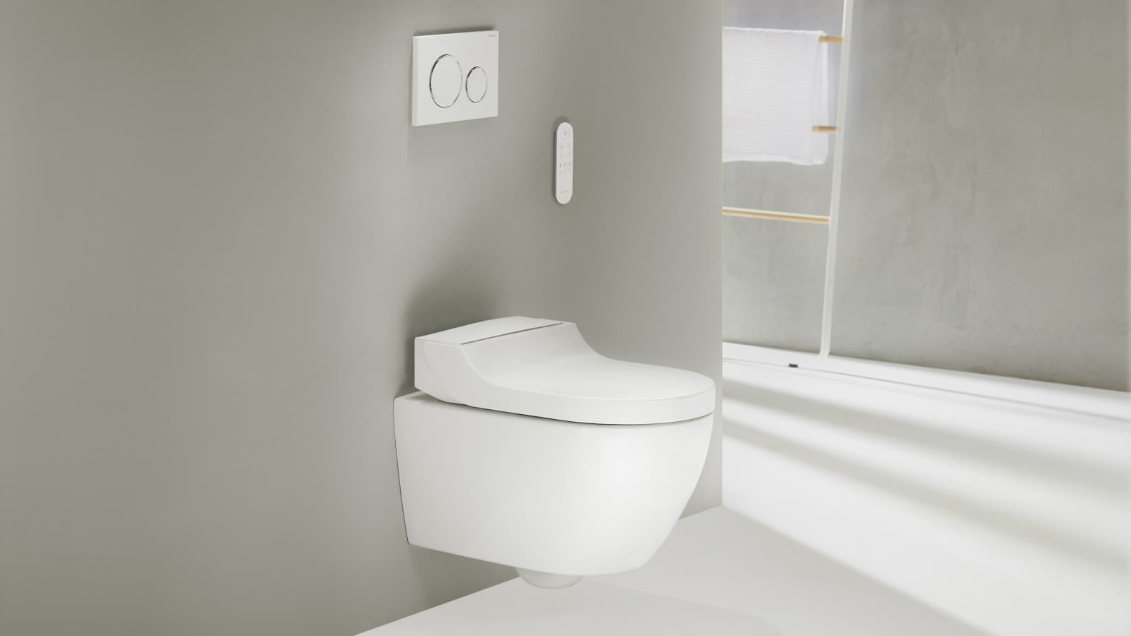 Geberit AquaClean Tuma docuhetoilet Geberit AquaClean Tuma docuhetoilet