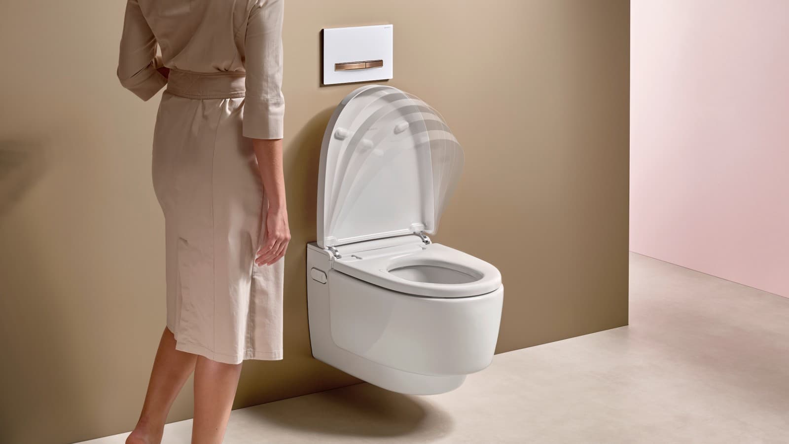 Geberit AquaClean Mera med automatisk toiletlåg Geberit AquaClean Mera med automatisk toiletlåg