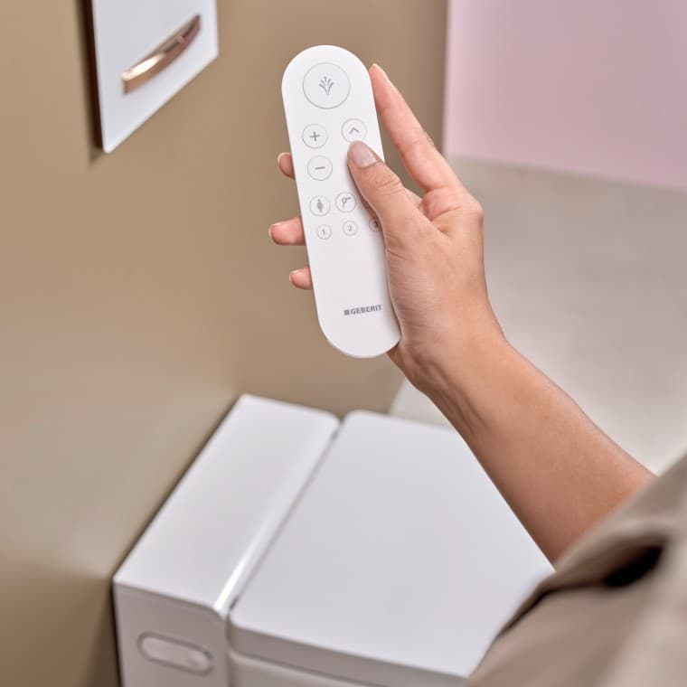 Geberit AquaClean Mera fjernbetjeningsfunktion Geberit AquaClean Mera fjernbetjeningsfunktion