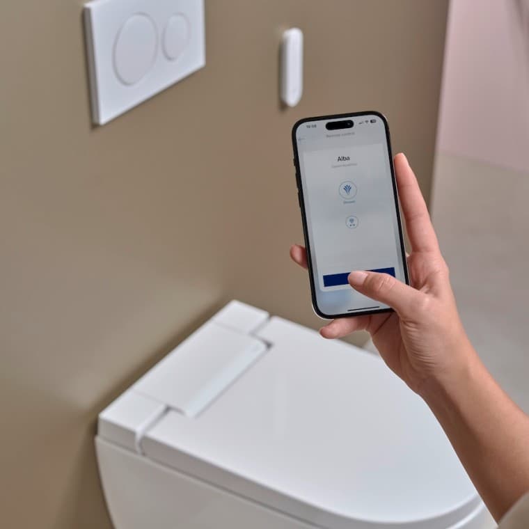 Geberit AquaClean med Geberit Home-appen Geberit AquaClean med Geberit Home-appen