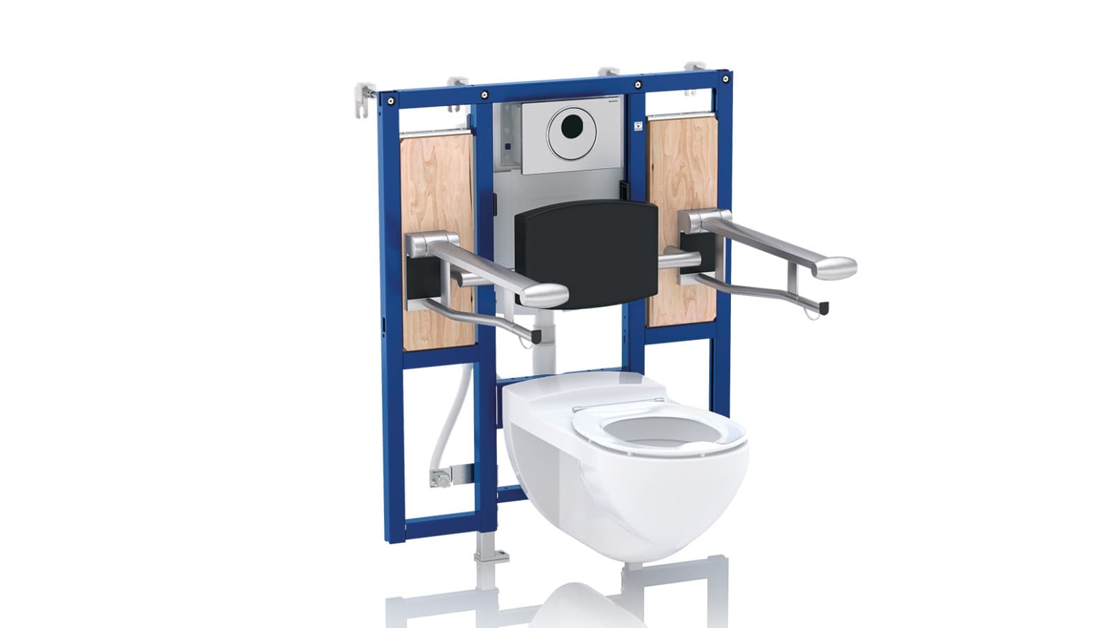 Barrierefrit toilet med et Geberit Duofix installationselement Barrierefrit toilet med et Geberit Duofix installationselement