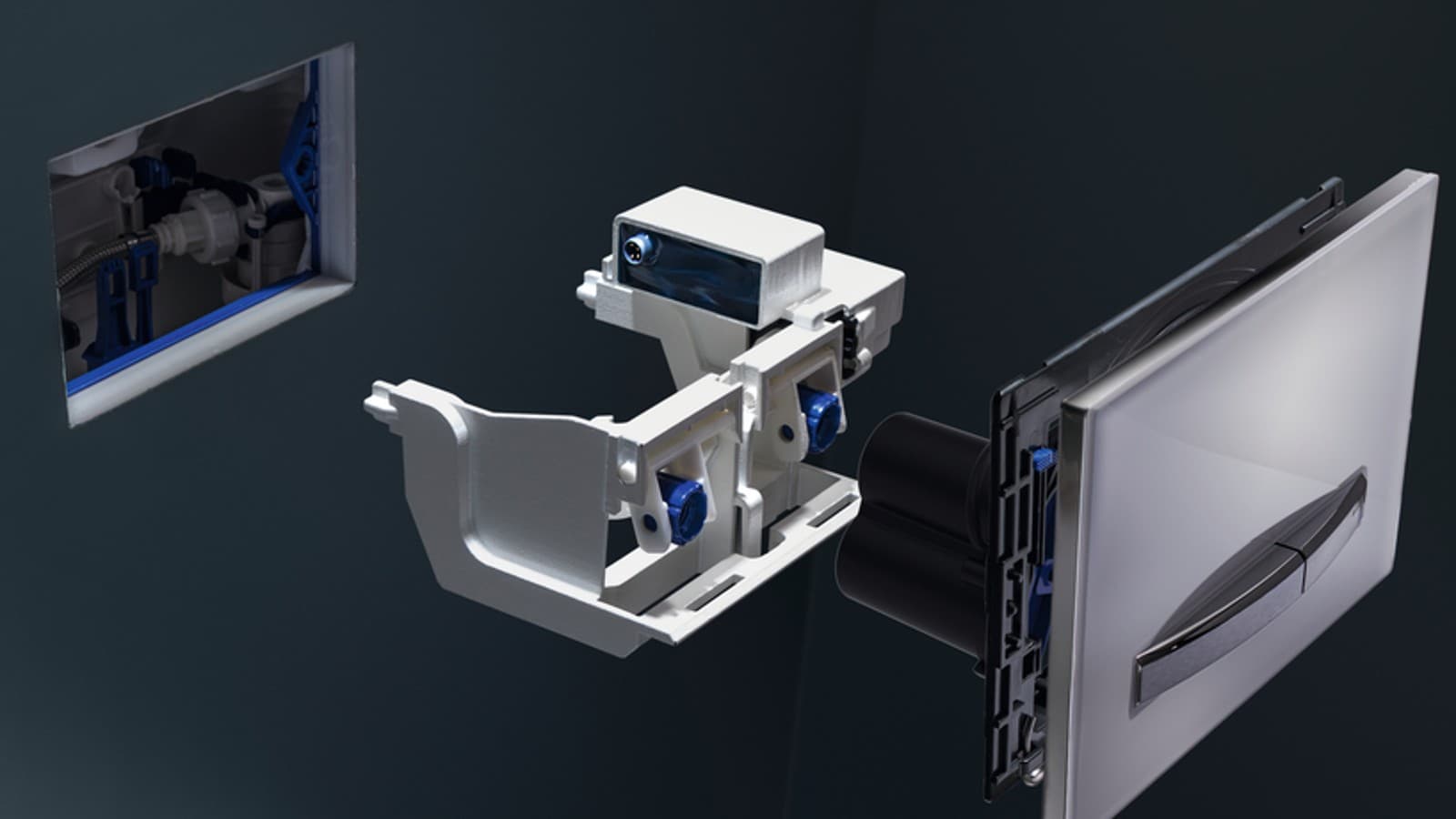 Geberit Hygienespülmodul Intervall kan nemt installeres i enhver Sigma underputscisterne 12 cm Geberit Hygienespülmodul Intervall kan nemt installeres i enhver Sigma underputscisterne 12 cm