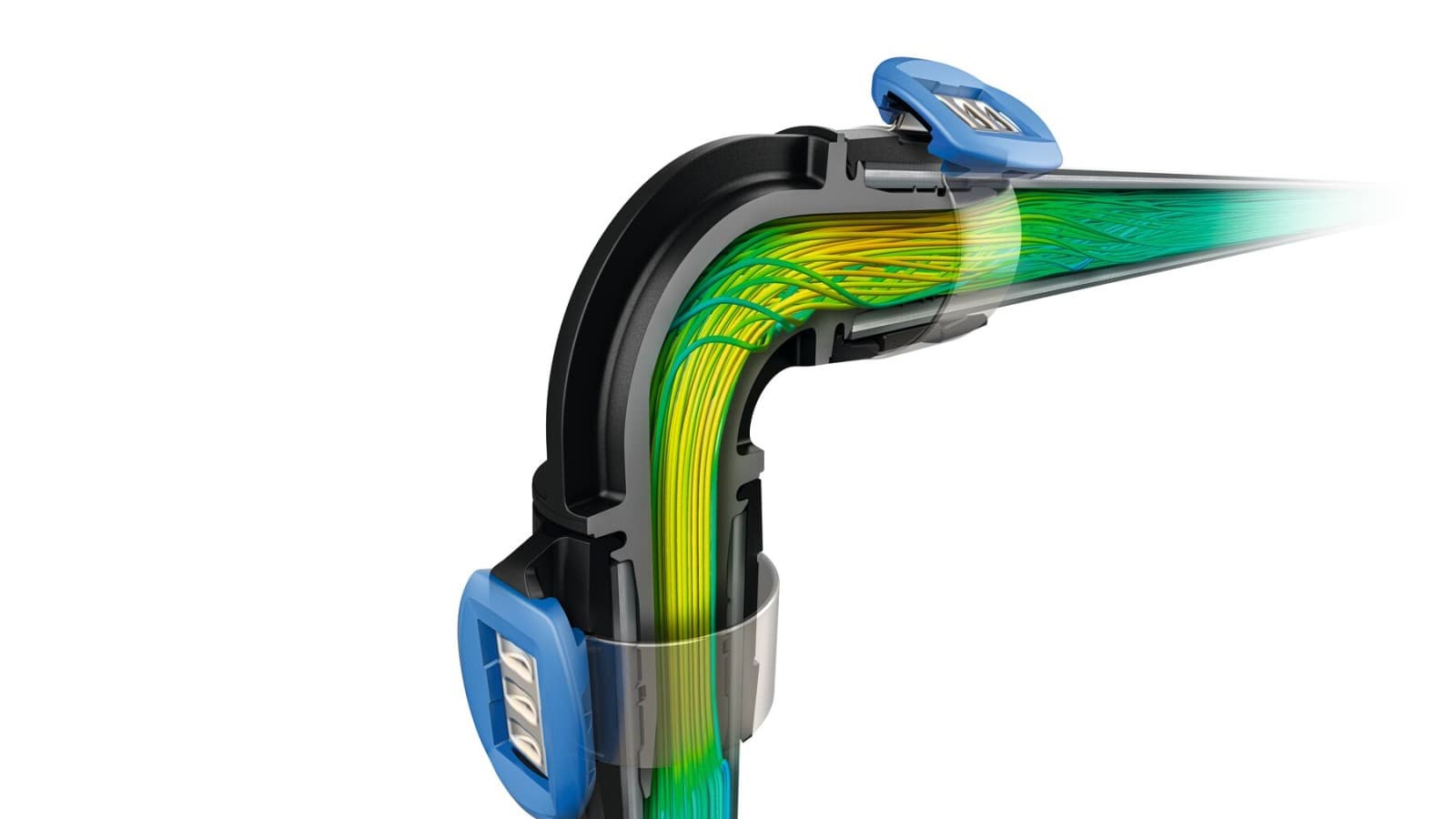 Flow-optimeret Geberit FlowFit rørsystem Flow-optimeret Geberit FlowFit rørsystem