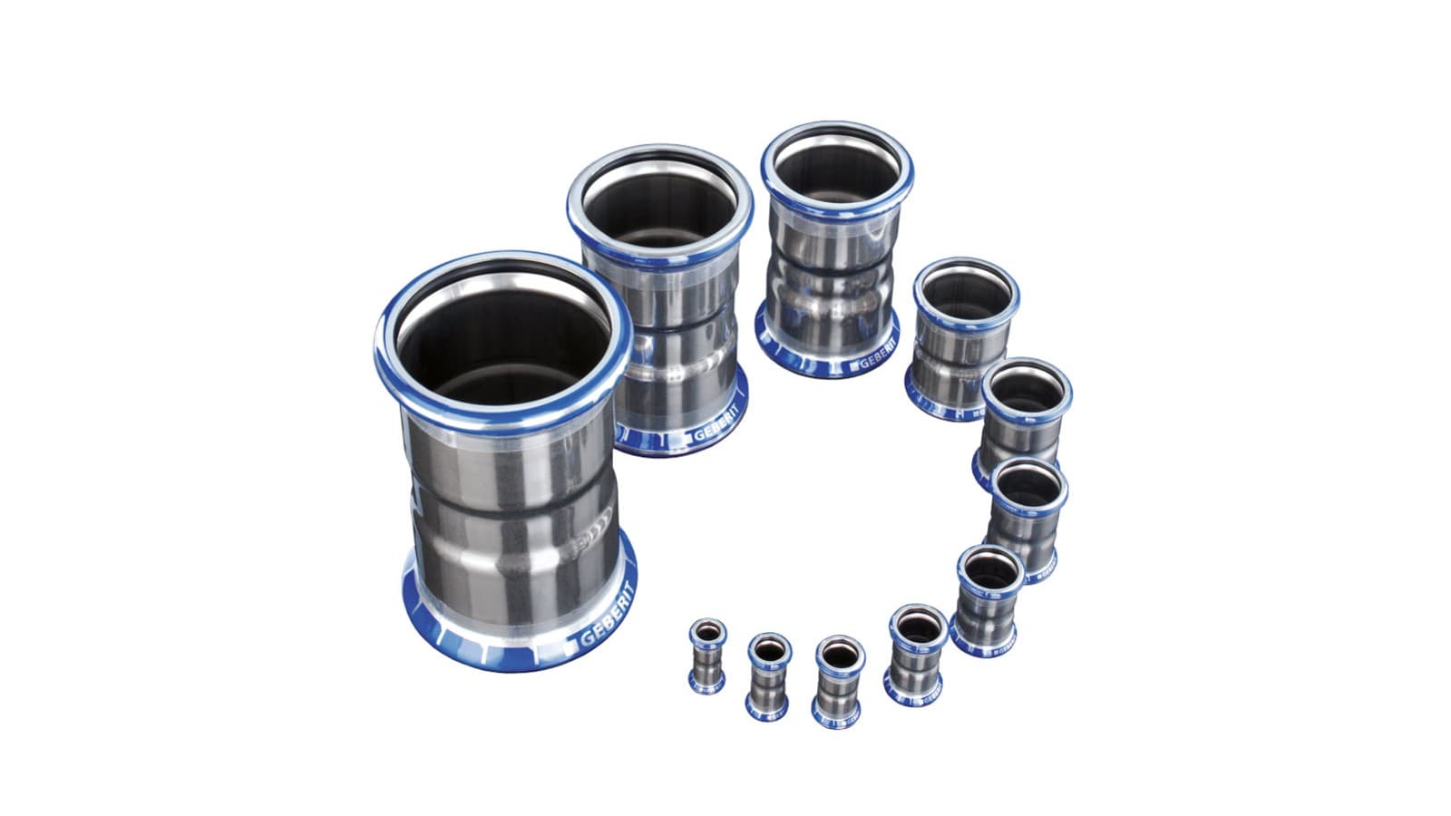 Dimensioner på Geberit Mapress Rustfrit pressfittings Dimensioner på Geberit Mapress Rustfrit pressfittings