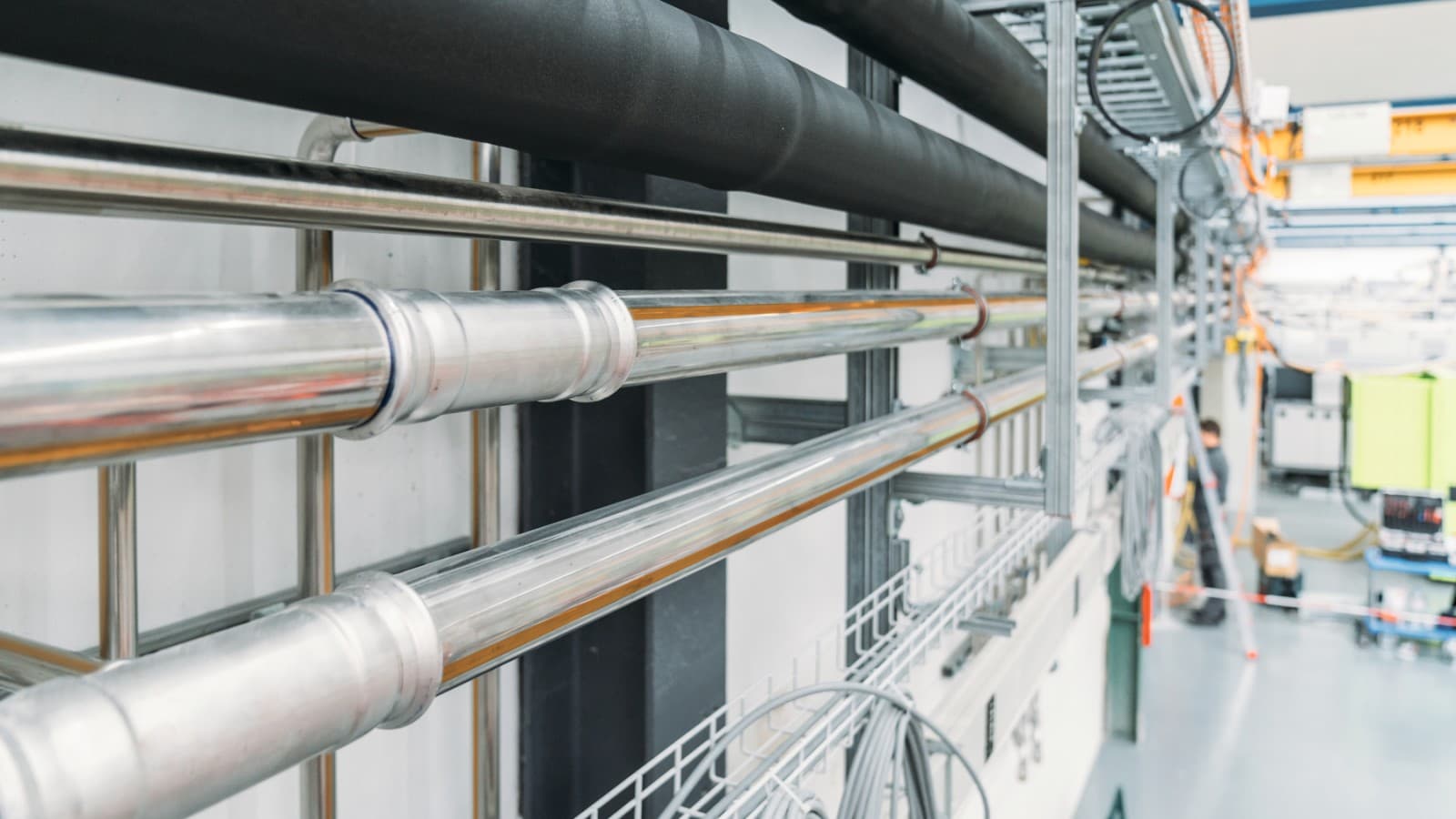 Geberit Mapress Therm til køleledninger i produktionen Geberit Mapress Therm til køleledninger i produktionen