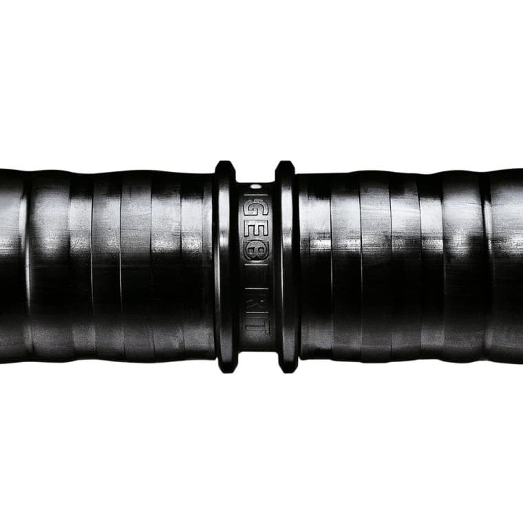 Geberit Mepla systemrør og fitting efter pres. Punktet, hvor der ikke er nogen vej tilbage. Geberit Mepla systemrør og fitting efter pres. Punktet, hvor der ikke er nogen vej tilbage.